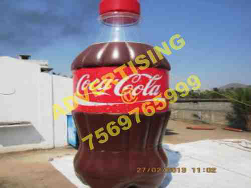 inflatable coke bottle